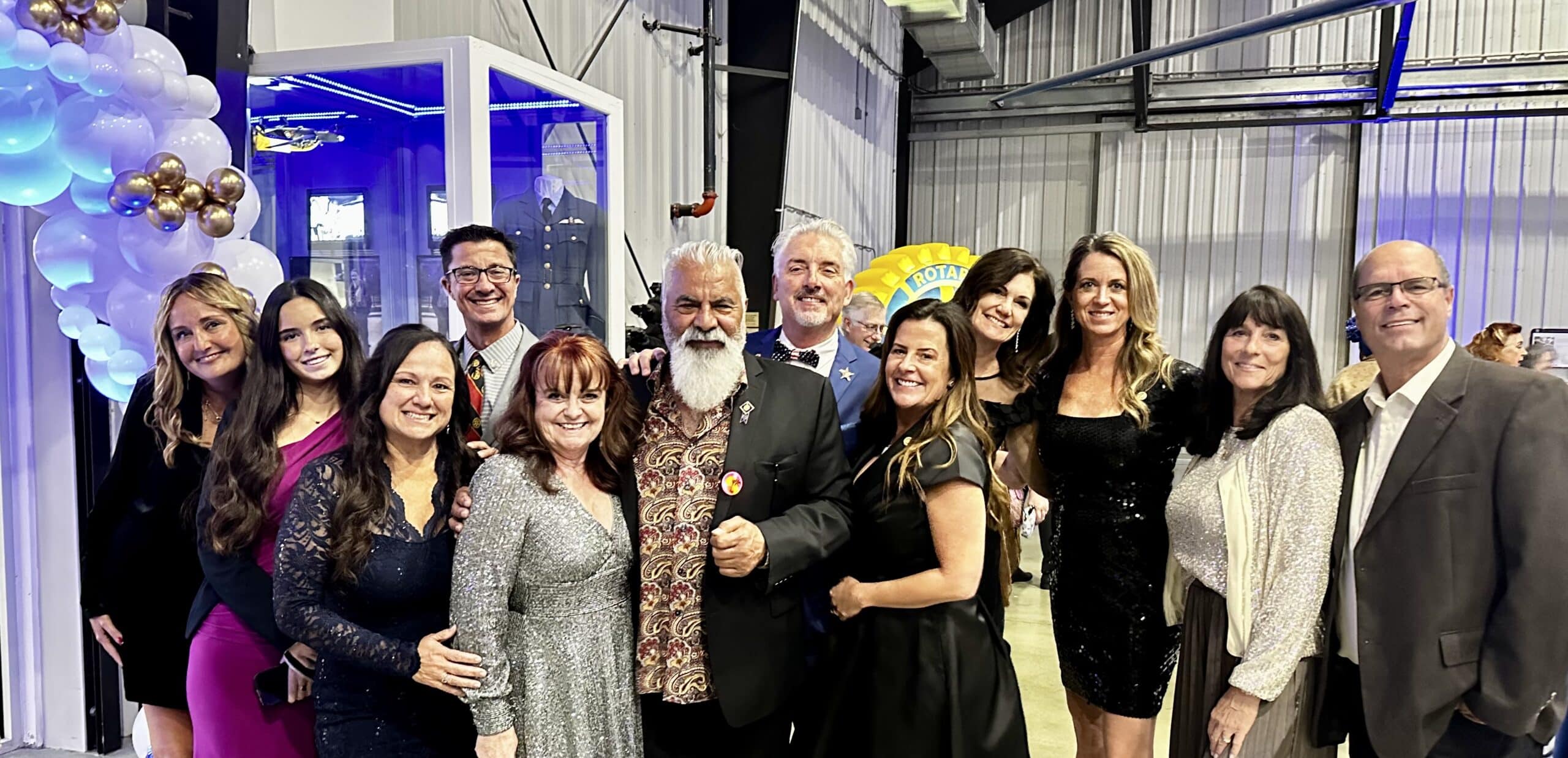 District 5330 Rotarians at the 2024 Foundation Dinner, March Field Air Museum