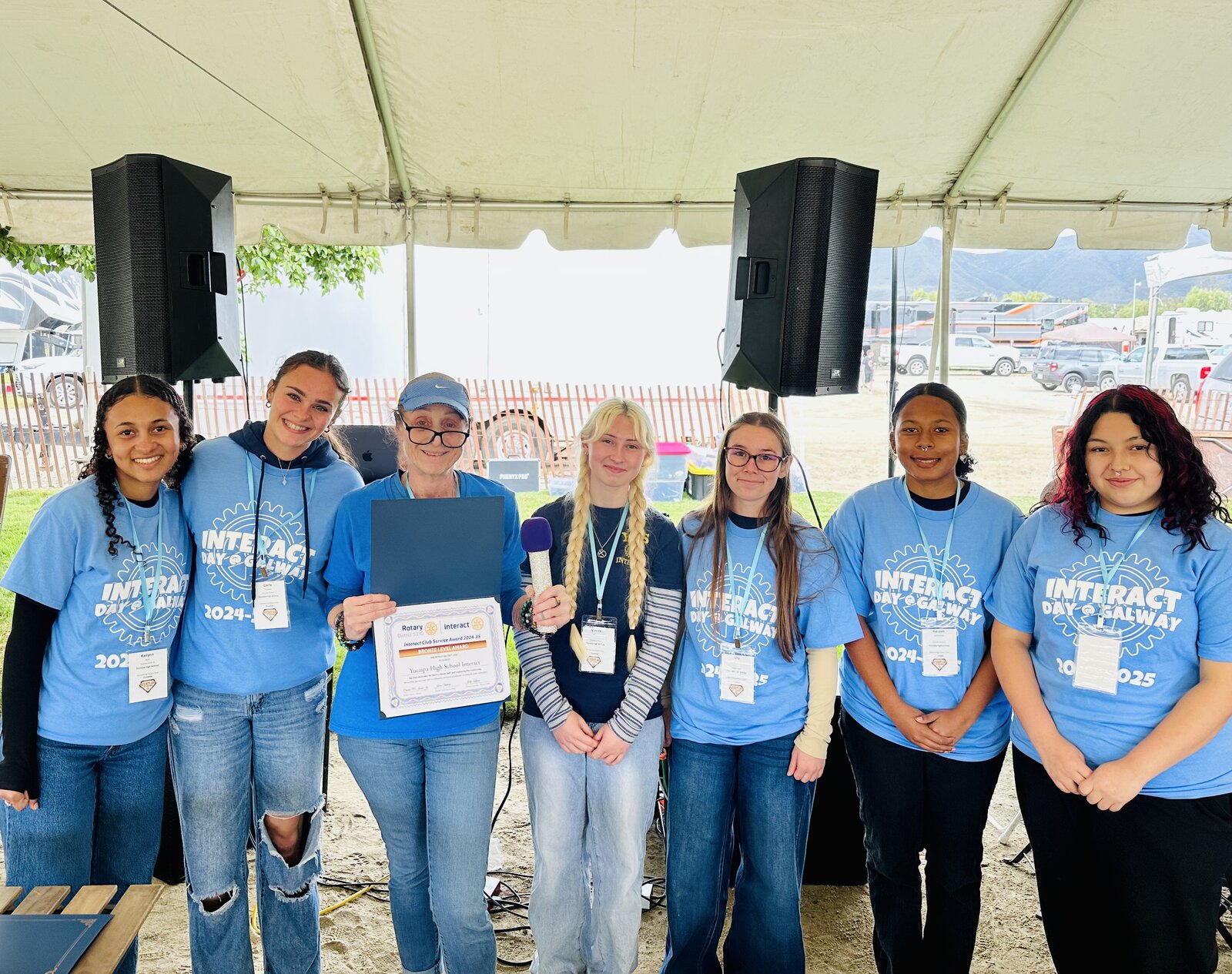 Ramona High School Interact recognized for service