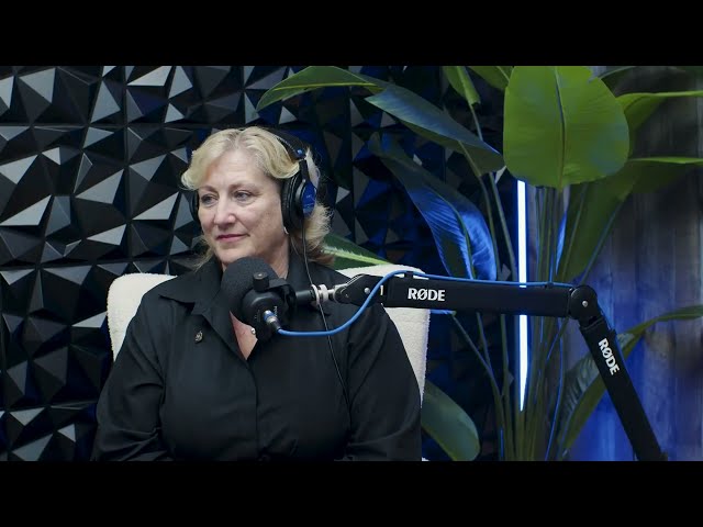 Judy Zulfiqar in the studio for the Rotary Training episode.