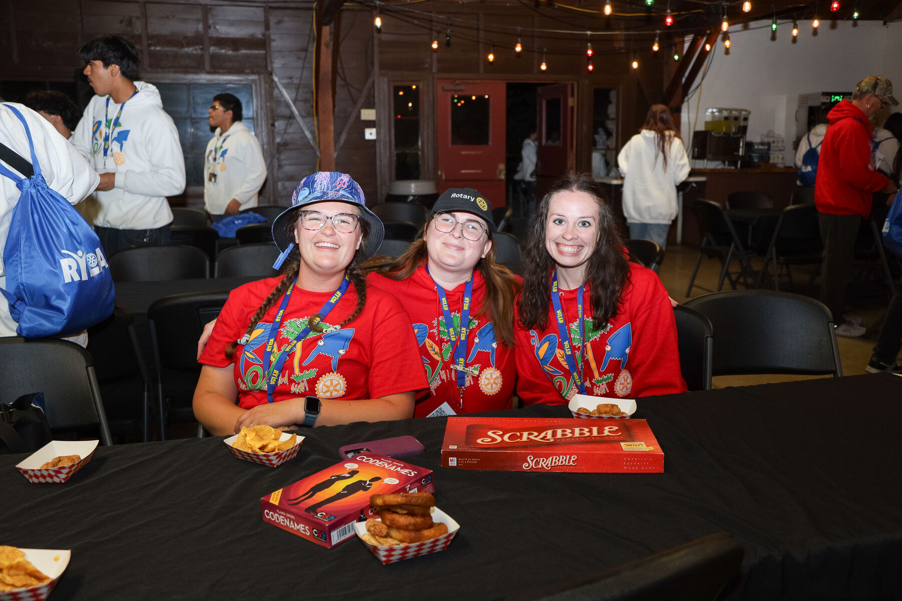 Students and Rotarian mentors at RYLA 2025-26, Idyllwild Pines Camp