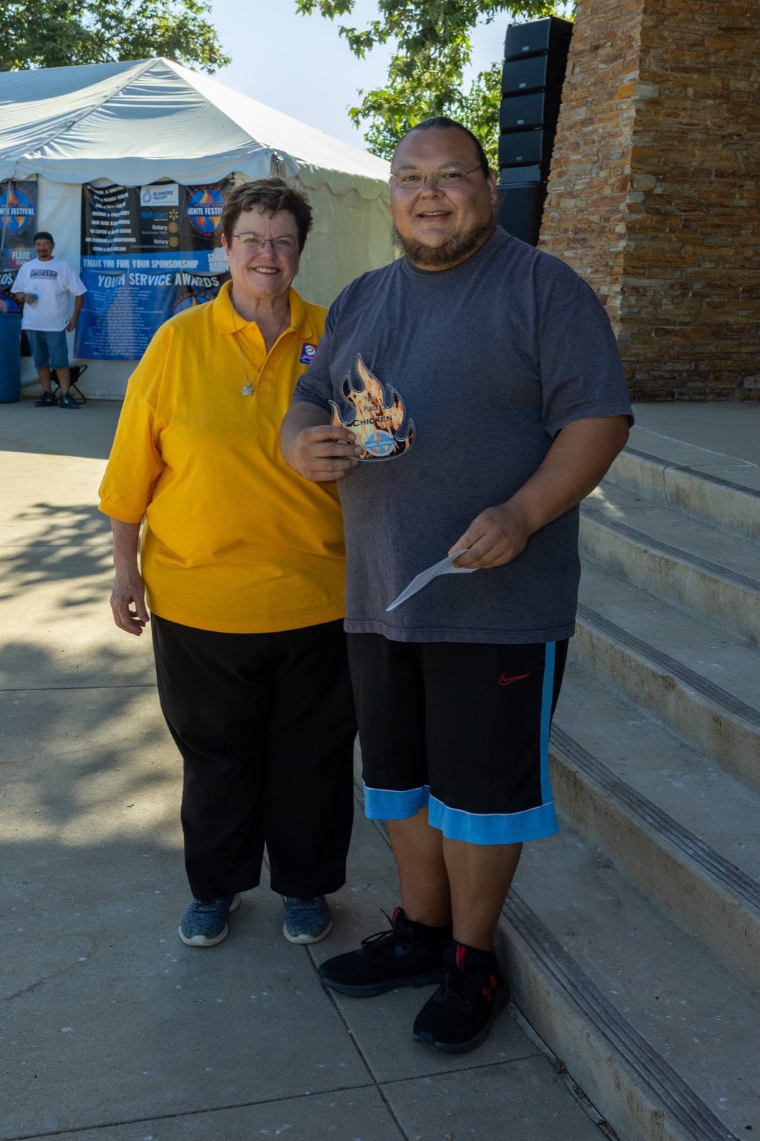 The First Place Chicken winner of the KCBS BBQ competition at the iGNITE Festival