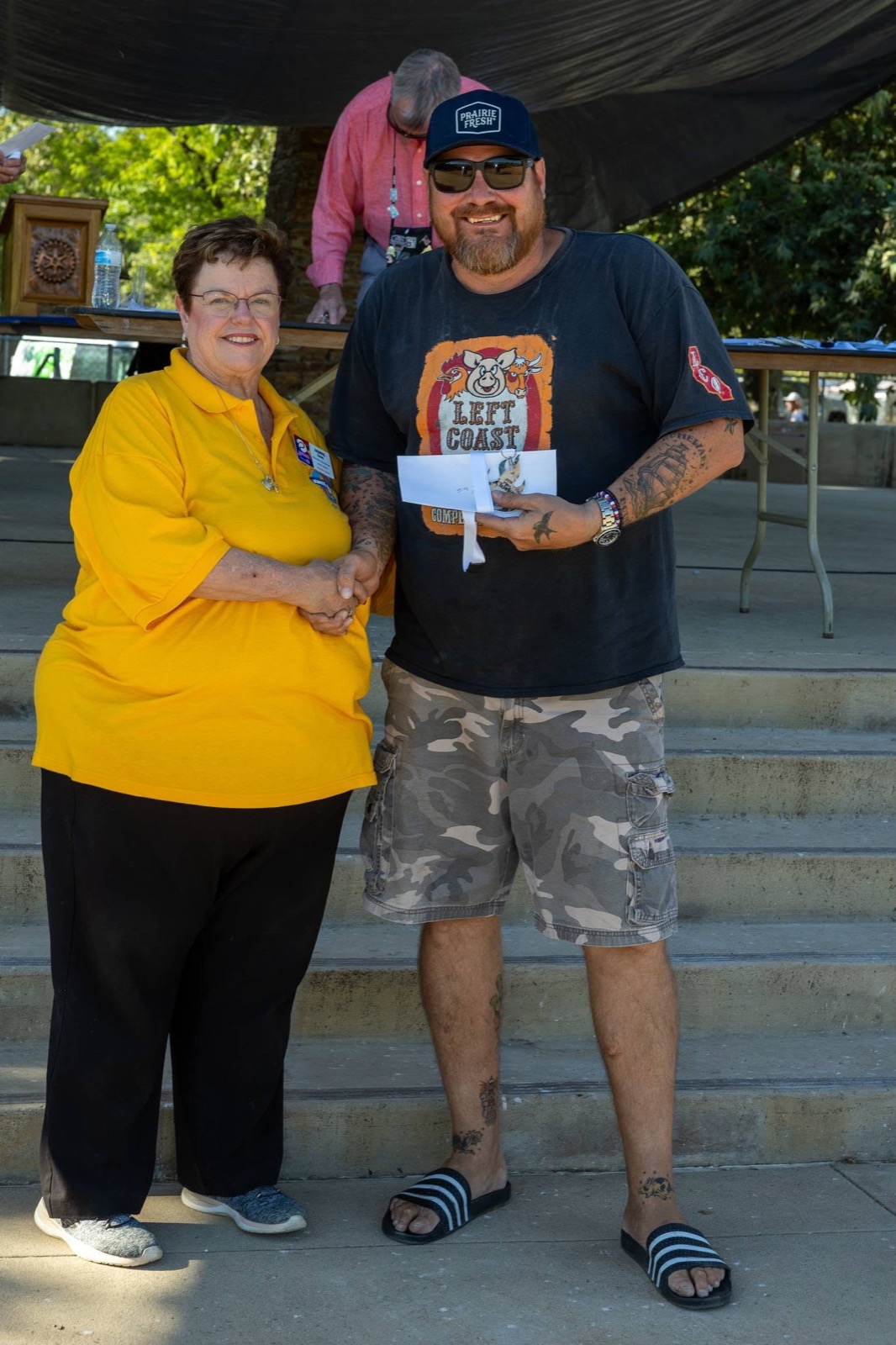 An iGNITE Festival BBQ award presentation