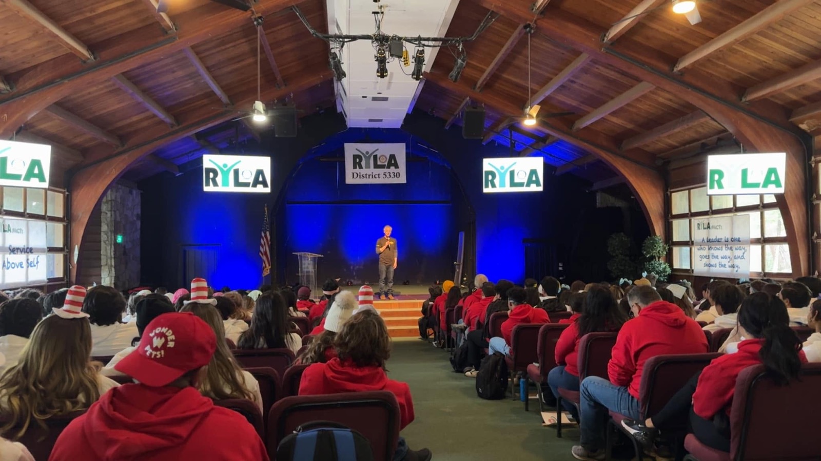 Students at RYLA 2023-2024, Rotary District 5330