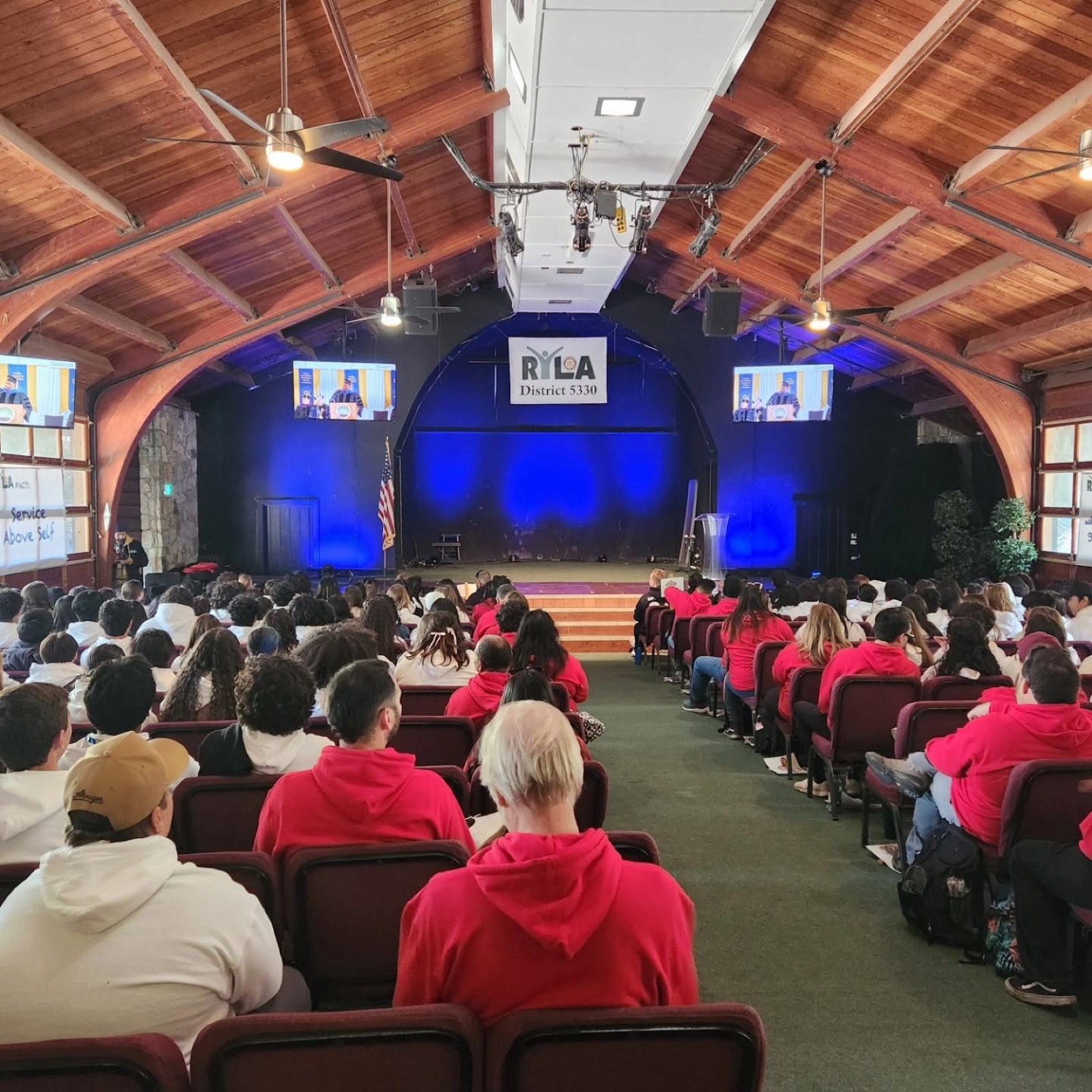 Students at RYLA 2023-2024, Rotary District 5330