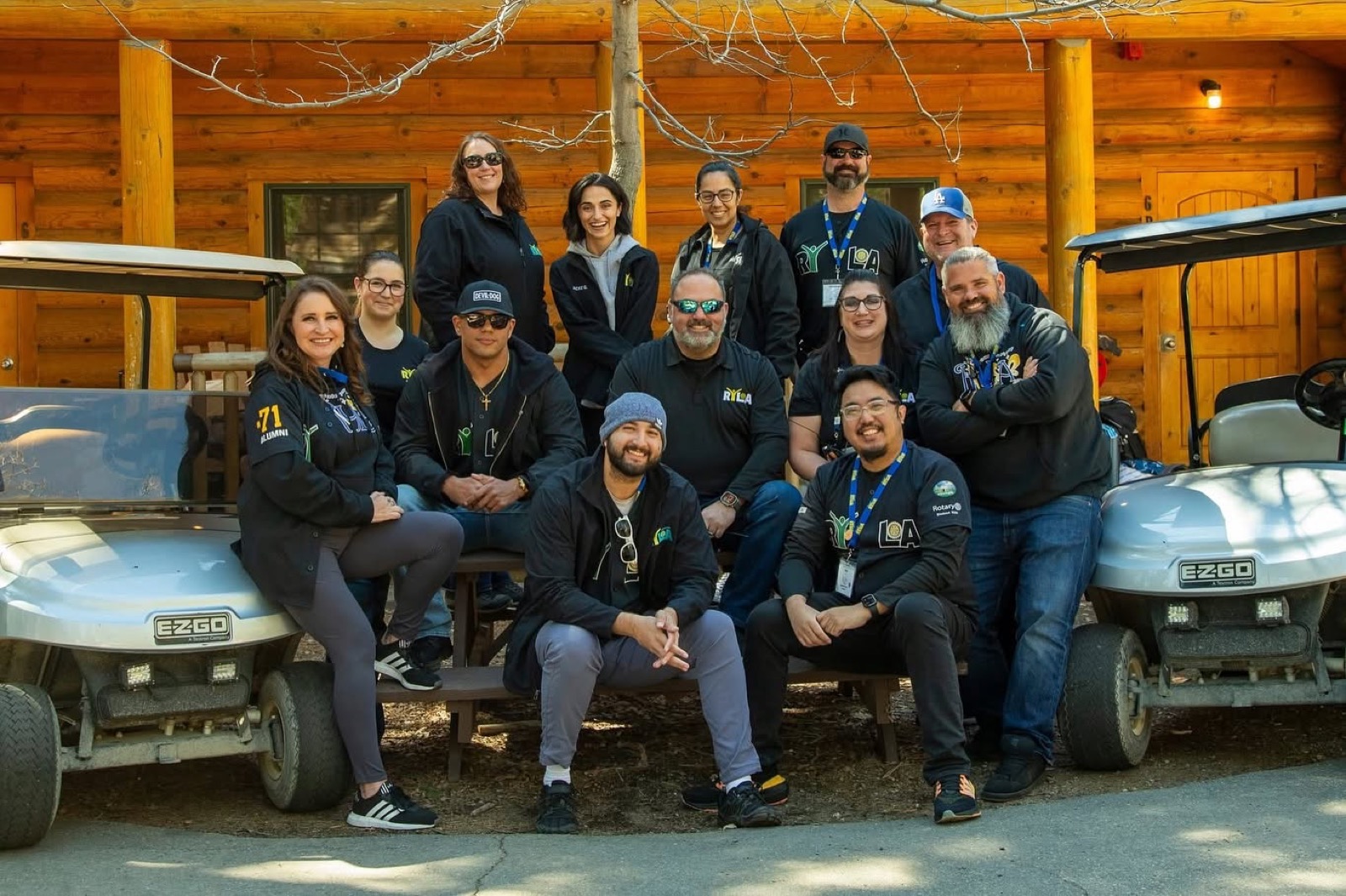 Students and Rotarian mentors at RYLA 2024-2025, Rotary District 5330