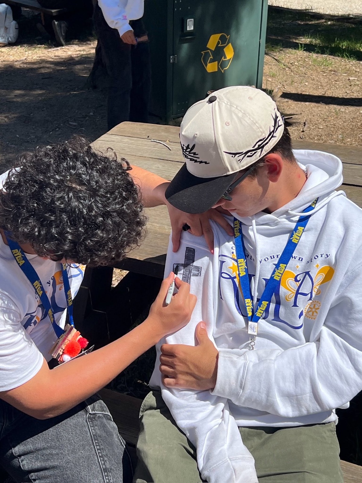 Students and Rotarian mentors at RYLA 2024-2025, Rotary District 5330