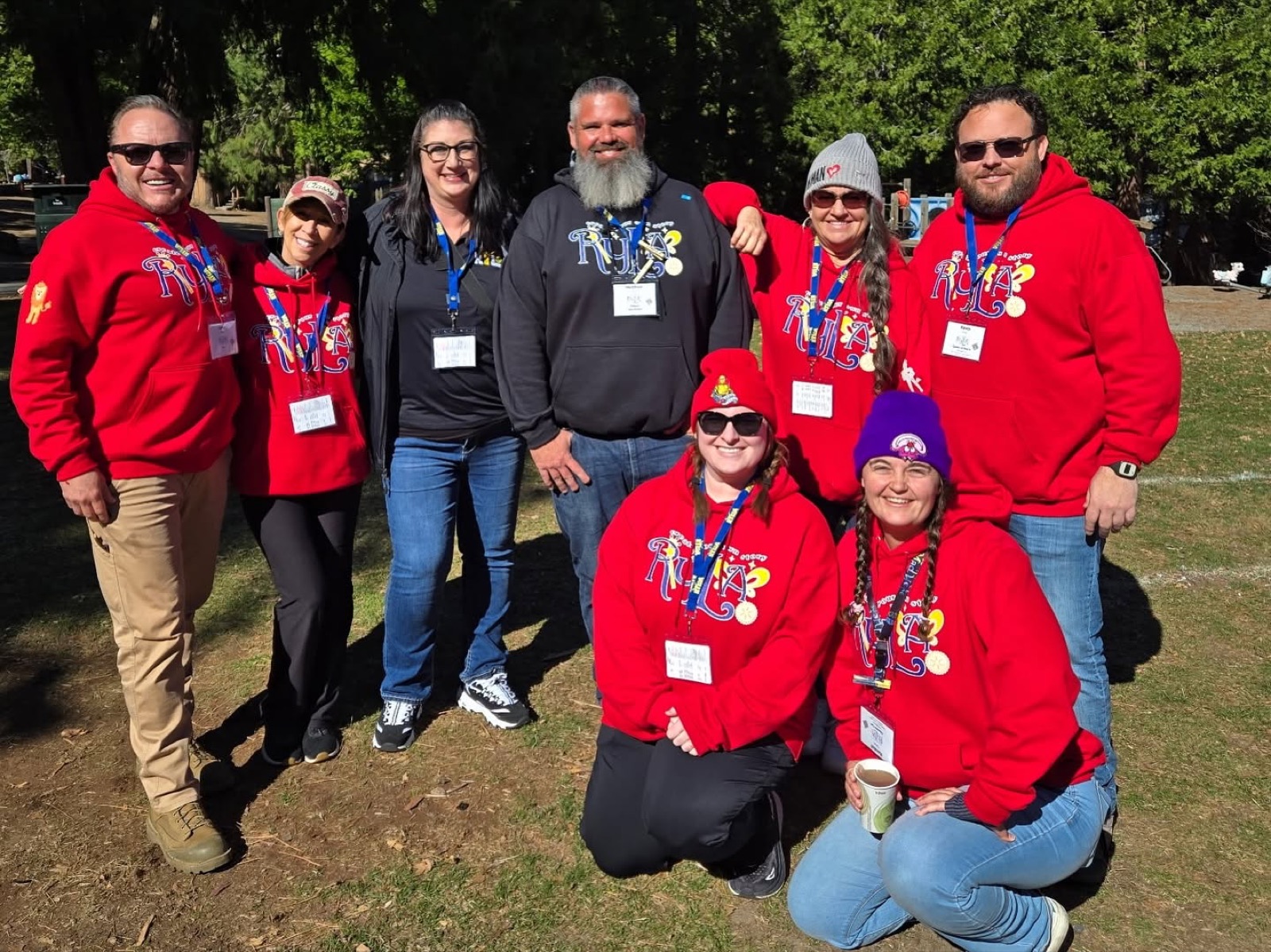 Students and Rotarian mentors at RYLA 2024-2025, Rotary District 5330