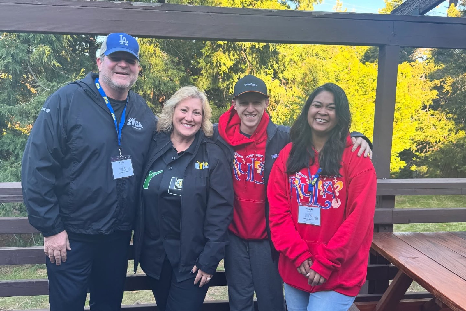 Students and Rotarian mentors at RYLA 2024-2025, Rotary District 5330