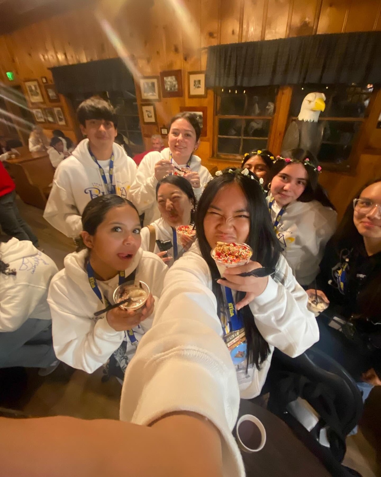 Students and Rotarian mentors at RYLA 2024-2025, Rotary District 5330