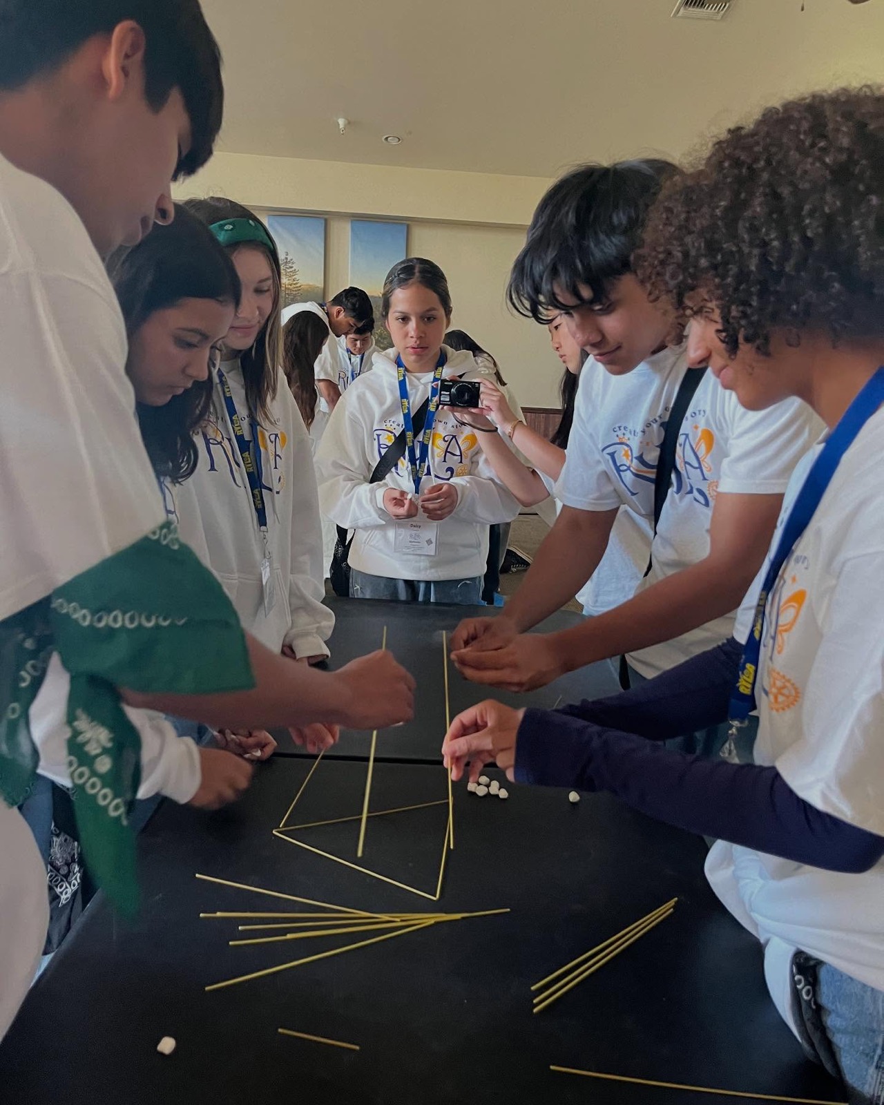 Students and Rotarian mentors at RYLA 2024-2025, Rotary District 5330