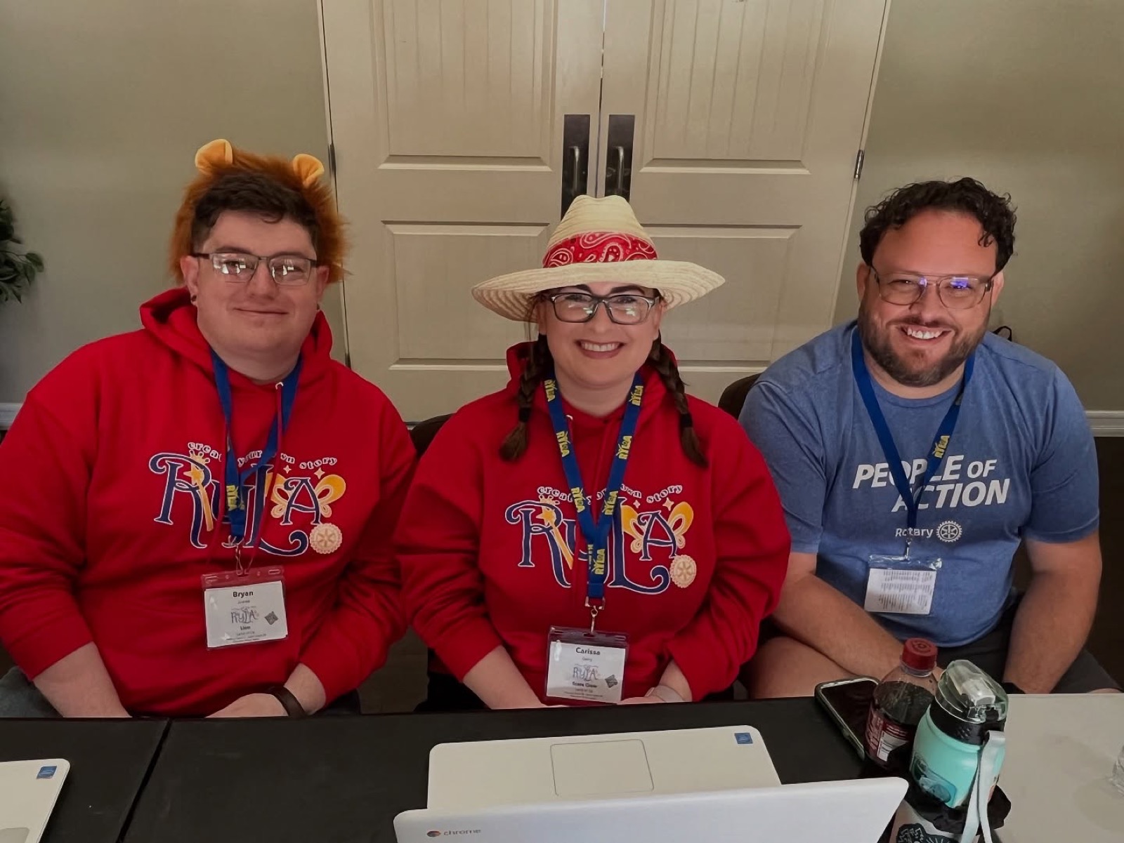 Students and Rotarian mentors at RYLA 2024-2025, Rotary District 5330