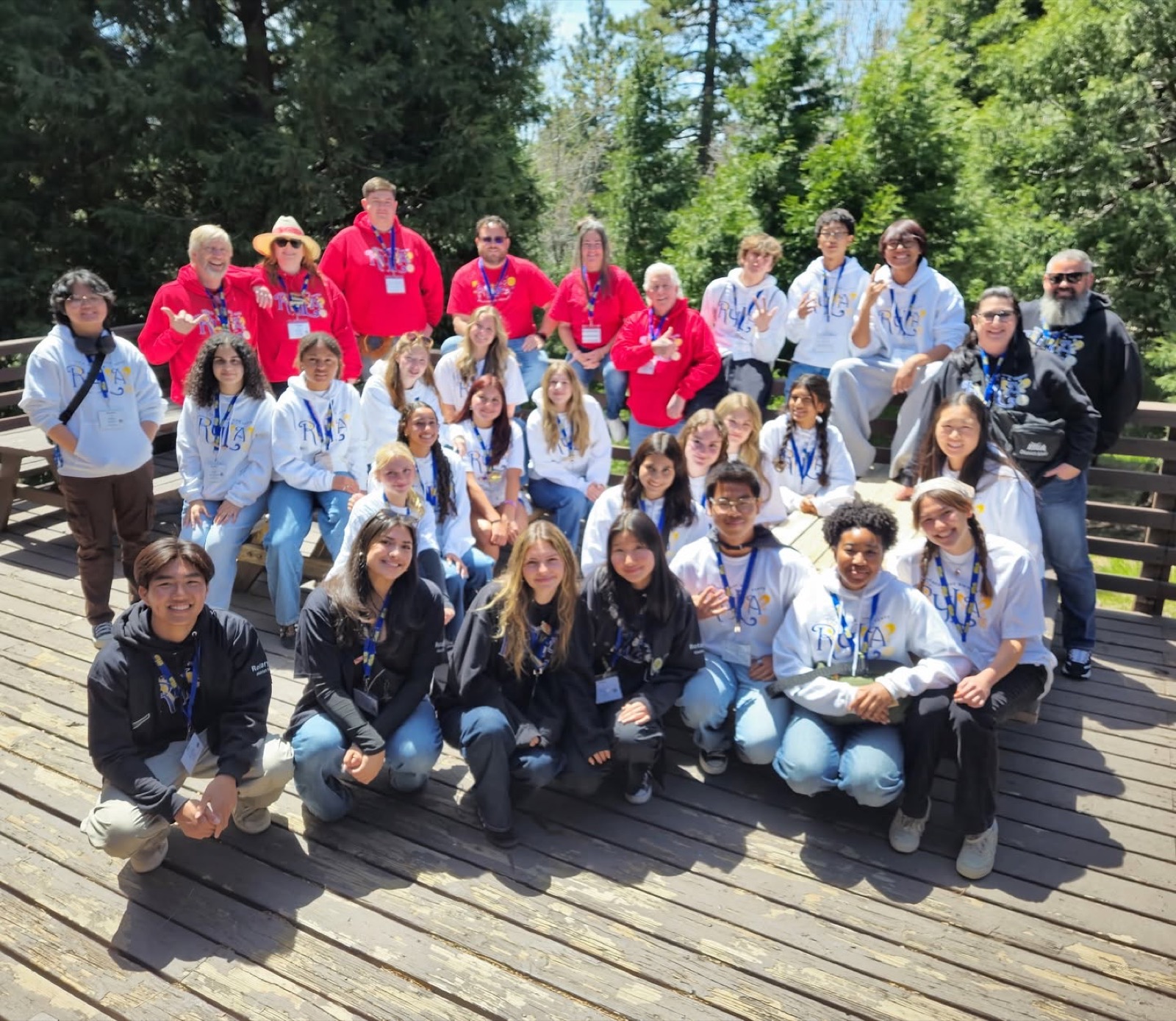 Students and Rotarian mentors at RYLA 2024-2025, Rotary District 5330