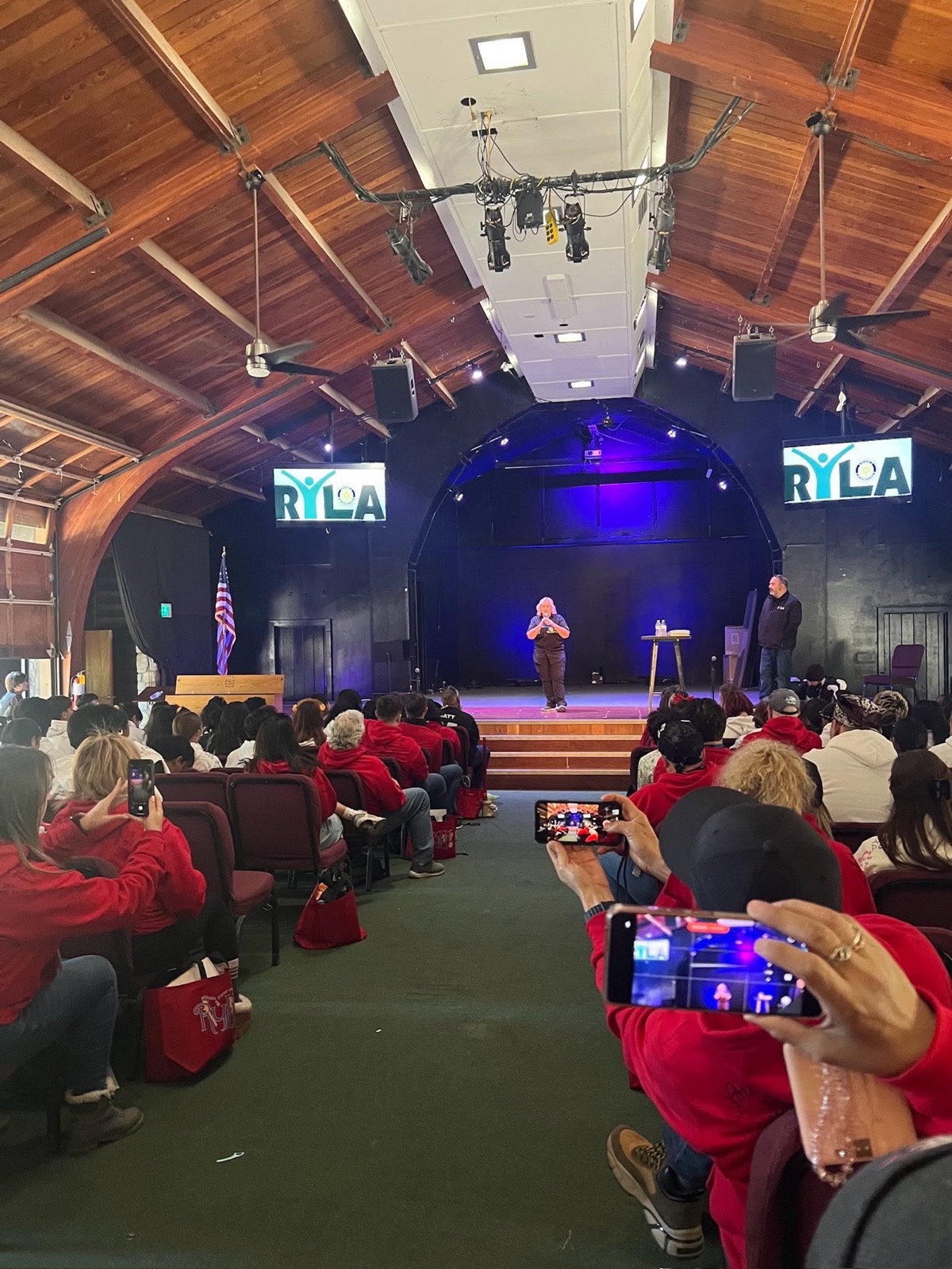 Students and Rotarian mentors at RYLA 2024-2025, Rotary District 5330