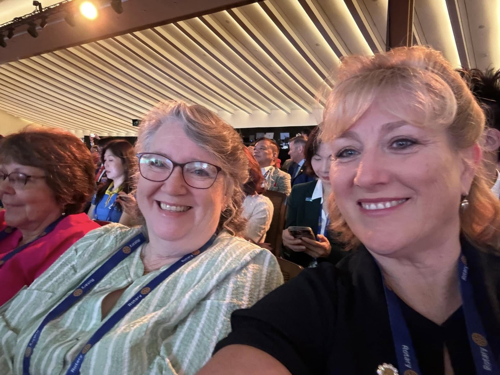District 5330 members at a general session of the Singapore convention