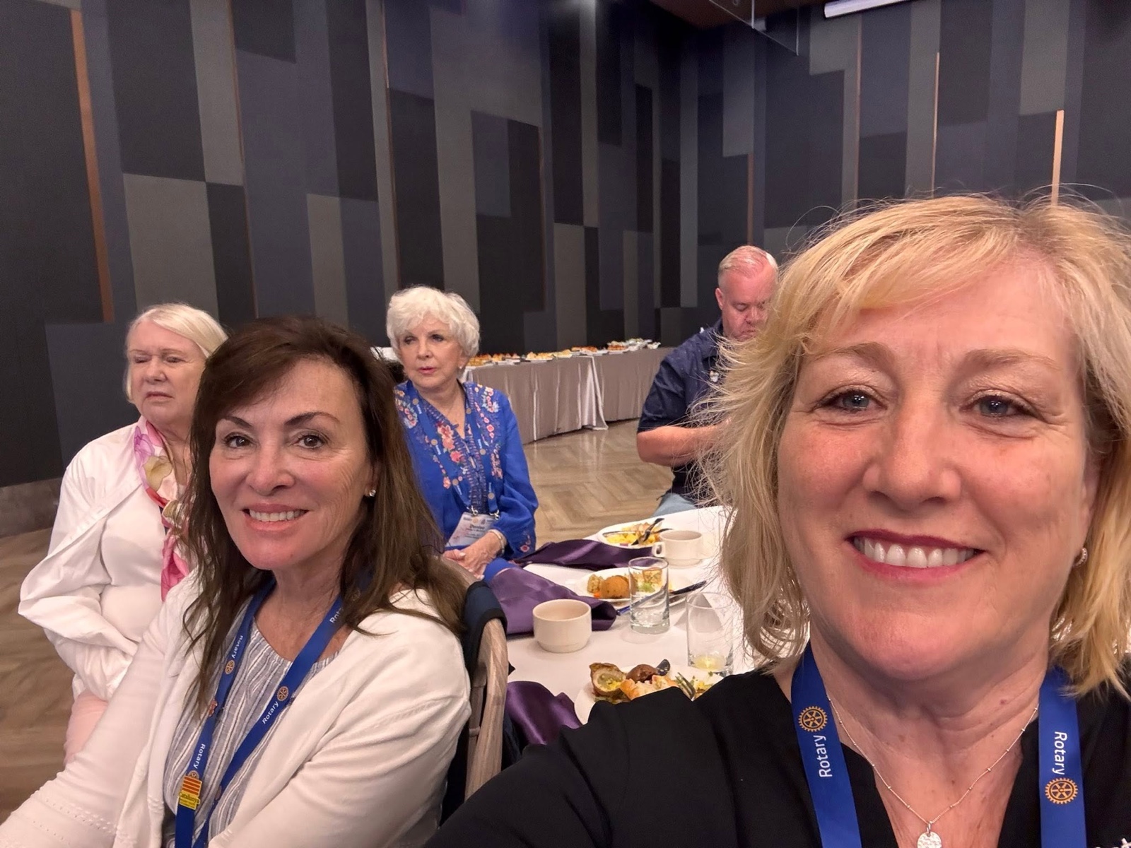 District 5330 Rotarians at the Grand Hotel Chinese buffet